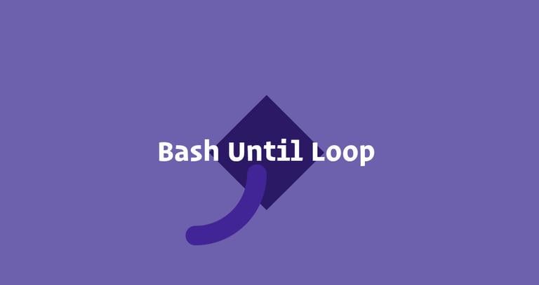 Bash until Loop
