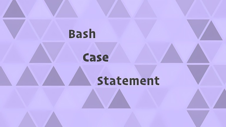 Bash case statement syntax and pattern matching examples