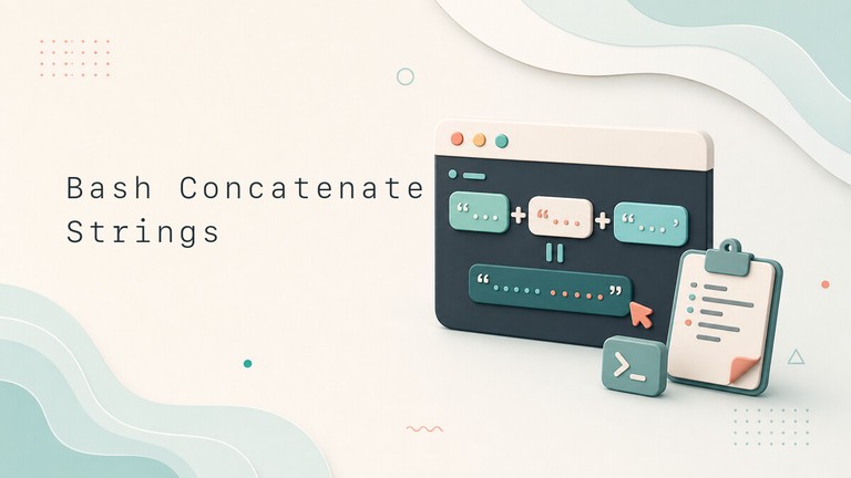 Bash string concatenation examples