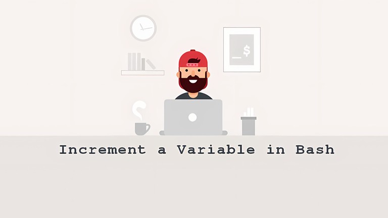 Incrementing and decrementing a counter variable in a Bash script