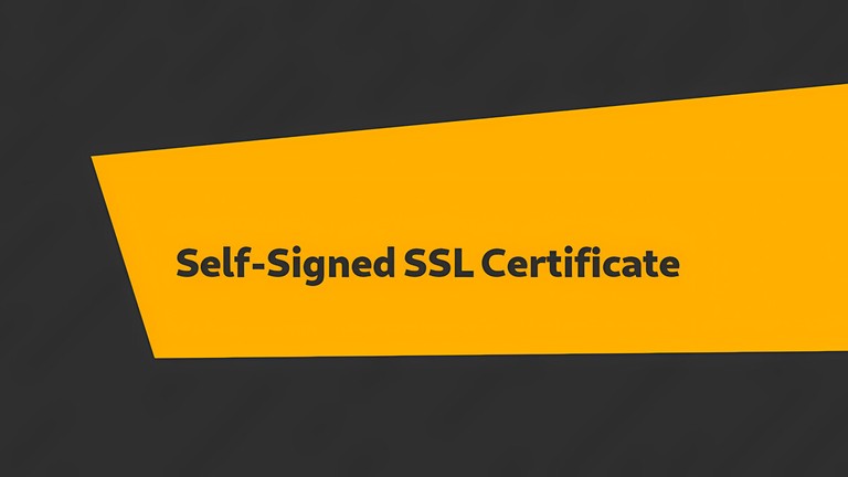 Self-Signed SSL Certificate