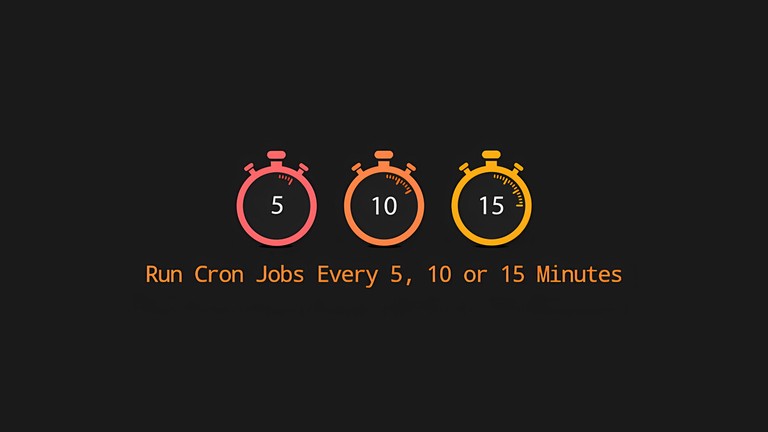 Run Cron Jobs Every 5, 10 or 15 Minutes