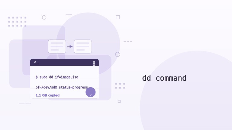 Using the dd command to copy disks, partitions, and files in Linux