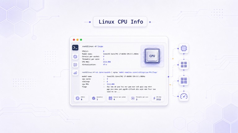 Checking CPU information on Linux using lscpu and /proc/cpuinfo