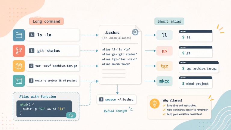 How to Create Bash Aliases