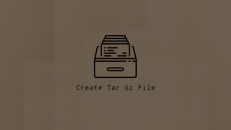 Creating a tar.gz archive file in Linux using the tar command
