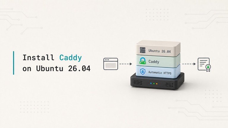 Caddy server stack with Ubuntu 26.04 and automatic HTTPS