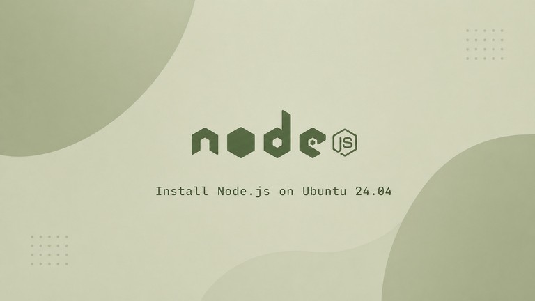 Install Node.js and npm on Ubuntu 24.04