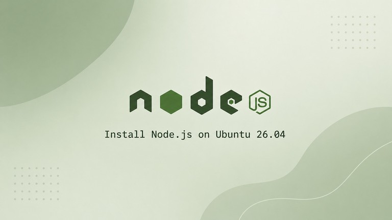 Install Node.js and npm on Ubuntu 26.04