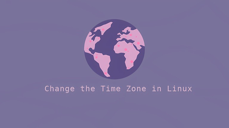 Globe illustration representing Linux time zone settings