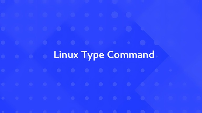 Using the type command to show how the shell resolves a command name
