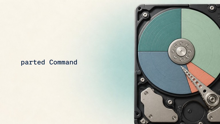Managing disk partitions with the parted command in Linux