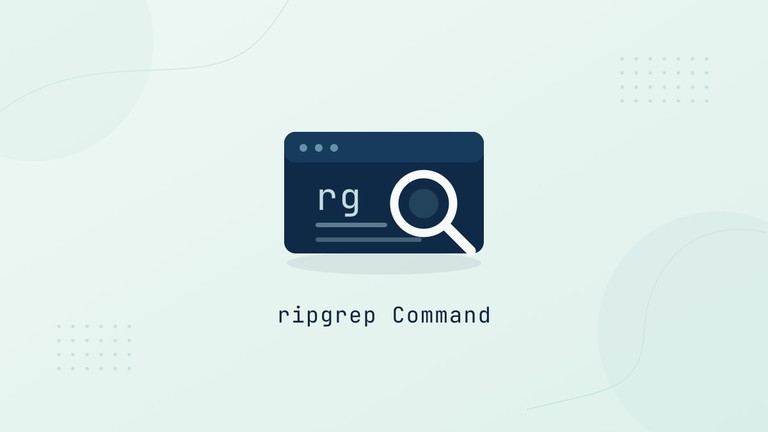 ripgrep command searching files recursively in a Linux terminal